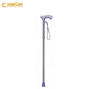 Canne à manche en T en aluminium OEM, pliante, perche, violet, pour bâtons de marche - Product Image 4