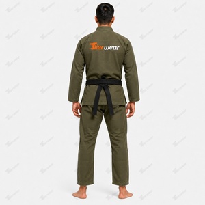 Kimono Profesional de Jiu Jitsu Brasileño (BJJ) de 420 GSM, Tejido de Perlas de Algodón, Listo para Competencia, Cuello Reforzado, Chaqueta Duradera, Uniforme de Entrenamiento - Product Image 4