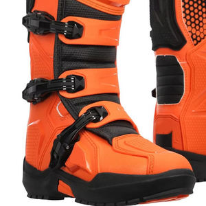 Chaussures de moto pour homme à prix abordable, en cuir véritable, respirantes, imperméables et coupe-vent, style maillot de course - Product Image 5