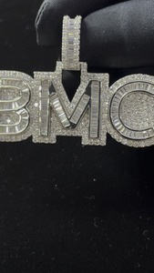 Pendentif de luxe tendance hip-hop en diamant avec micro-pavé, personnalisable pour hommes rappeurs, disponible en gros – Offre spéciale - Product Image 5