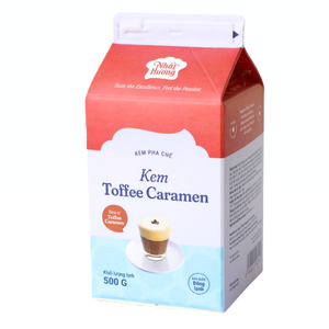 Crema No Láctea HALAL de Fabricante Líder en Ventas, Crema de Caramelo Toffee Vietnamita OEM/ODM, 500G, para Café y Té con Leche, Envío Global - Product Image 1