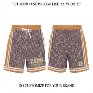 Pantalones Cortos de Malla Bird Eye de Poliéster Premium de 280 GSM, Verde con Paneles en Contraste Blanco, Logotipo Personalizado con Impresión por Sublimación - Product Image 6