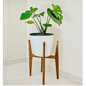 Soporte de Madera Premium para Plantas, Soporte Moderno para Macetas, Soporte de Madera para Plantas de Interior y Exterior, Estante de Madera Sólida para Plantas, Decoración del Hogar - Product Image 6