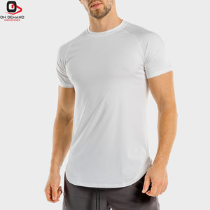 T-shirts de sport en maille premium doux au toucher, coupe ajustée, respirants, séchage rapide, impression personnalisée pour le fitness et le confort quotidien - Product Image 1