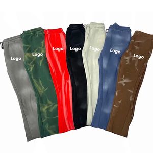 Unisex Acid Wash Baggy Trousers High Waist <b>Loose</b> Fit Vintage Streetwear Pants Acid Wash Unisex <b>Jogger</b> Pants - Product Image 1