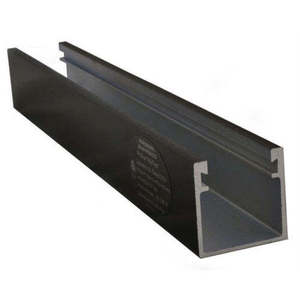 ProSolar RoofTrac 172 "(14) Negro 2" Riel profundo- - Product Image 1