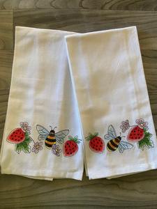 Paños de Cocina Reutilizables Nature4u 100% Algodón, Diseño Bordado de Flores Silvestres, Ecológicos, de Secado Rápido, para Bodas - Product Image 6