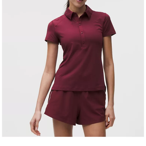 Chemise à manches courtes pour femme, imprimé floral numérique, coton/fibre de bambou, respirante, tricotée, longueur normale, style décontracté, séchage rapide - Product Image 3