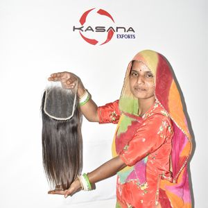 Extensions de cheveux humains indiens bruts 6*6 HD, non traités, cuticules alignées, lisses, double trame, ondulation profonde, vente en gros - Product Image 3