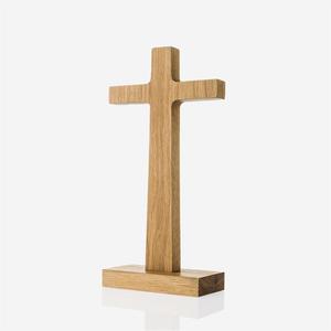 Croix murale en bois traditionnelle, faite à la main, décoration religieuse chrétienne à suspendre pour la maison, l'église, la salle de prière, collection de cadeaux - Product Image 2