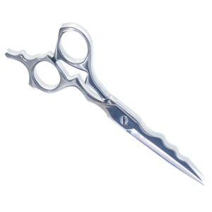 Ciseaux de barbier en acier inoxydable, rasoir de salon de beauté, ciseaux de coiffure précis et tranchants pour des coupes nettes, durables - Product Image 1