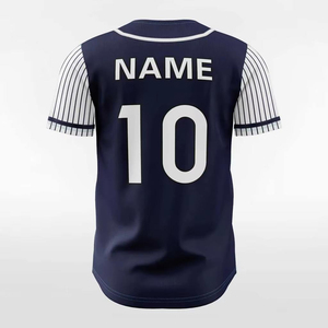 Camiseta de Béisbol Personalizada 100% Poliéster para Hombre, Talla Personalizada, Transpirable, Impresión por Transferencia de Calor, Ropa Deportiva Sublimada - Product Image 3