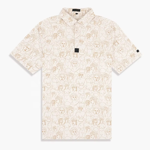 Chemises de golf pour hommes de haute qualité, originales, sportives, coupe ajustée, personnalisables, multicolores, avec logo numérique imprimé par transfert thermique, anti-plis - Product Image 2