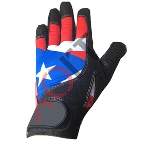 Professional Durable Lightweight Custom Made Leather Baseball Batting Softball Gloves Anti-Slip Short Cuff Training XL XXL - Product Image 1