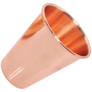 Ensemble de 4 verres à boire en cuivre décorés pour la cuisine, verres à vodka en cuivre pour bar, verres à bière - Product Image 3