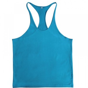 Custom 100% Cotton Tank Top Cotton Back Gym <b>Stringers</b> for Men Breathable Quick Dry 220g Gym <b>Vest</b> Oversized Sleeveless Shirt - Product Image 3