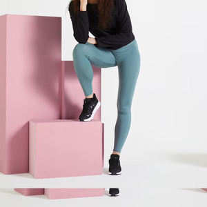 Leggings Deportivos de Alta Calidad para Mujer, Cintura Alta con Cordón Ajustable, Largo hasta el Tobillo, Spandex/Poliéster, Transpirables, Ecológicos, Control de Abdomen - Product Image 2