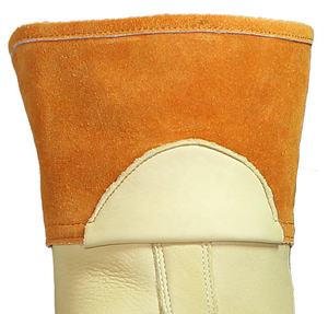 2025 15 \ "gants de protection en cuir primaire cuir de vache et caoutchouc XL taille longue manchette gants de sécurité de soudage - Product Image 4