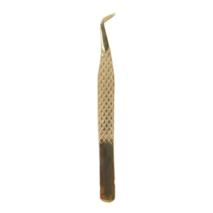 Pince à cils professionnelle en acier inoxydable de haute qualité, antistatique, design durable pour extensions de cils, logo personnalisé, marque privée - Product Image 3
