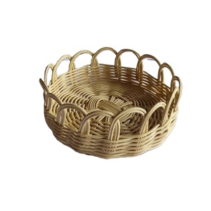 Plateau en rotin fait main au design attrayant, plateau de qualité supérieure, artisanat, rangement et organisation pour la maison, à prix de gros - Product Image 5