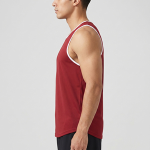 Camiseta sin mangas para hombre, ropa de gimnasio, camiseta deportiva de secado rápido, camiseta sin mangas para hombre, chaleco de gimnasio - Product Image 3