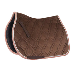 Tapis de selle personnalisé en satin confortable pour le saut anglais – Équipement d'équitation pour chevaux - Product Image 1