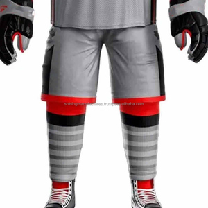 Personalizado al por mayor uniforme de hockey sobre hielo Oem Odm secado rápido transpirable tela impresión por sublimación para jugadores jóvenes y adultos - Product Image 6