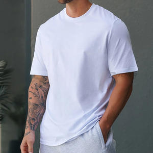 Camiseta Deportiva Personalizada para Hombre, 100% Algodón, con Tejido de Punto, Diseño Ecológico de Secado Rápido, Impresión para Ropa Deportiva - Product Image 2