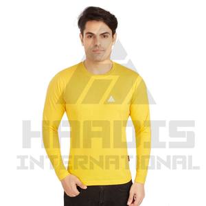 Camiseta Casual de Manga Larga para Hombre, Color Personalizado, Cuello Redondo, Camiseta Moderna de Manga Larga para Hombre, Transpirable, Corte Ajustado - Product Image 3