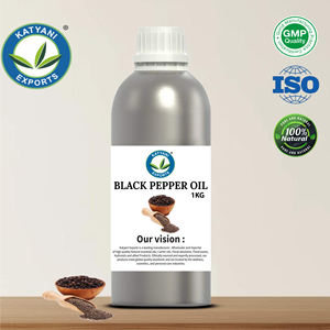 Aceite Esencial de Pimienta Negra a Granel, Puro, Destilado al Vapor, Piper Nigrum, OEM y Marca Privada, India - Product Image 6