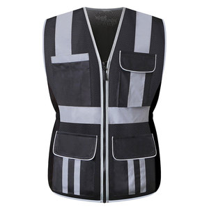 Nuevo chaleco de seguridad para mujer, a la moda, para trabajo en exteriores, construcción, seguridad, con bolsillos, precio al por mayor, chaleco de protección. - Product Image 1