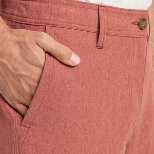 Shorts Bermuda Homme Oxford en Polyester Taille Haute avec Logo Avant, Fermeture à Cordon, Tissu Respirant, Poches, Style Décontracté - Product Image 6