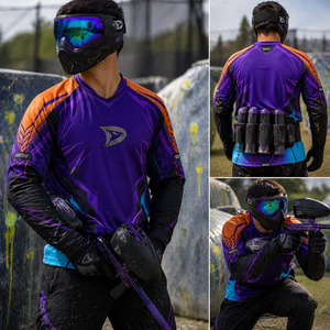 Maillot de paintball personnalisé OEM, manches longues, respirant, en mesh, pour équipe, sublimation, marque privée - Product Image 6