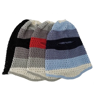 Custom Logo Crochet Ski Mask Balaclava Distressed Y2K One Hole Breathable Waterproof Unisex for Sports Fishing - Product Image 2