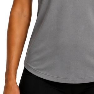 Gray Women Racerback Tank Top Minimal <b>Leaf</b> Print Sleeveless Gym Yoga Fitness Workout Moisture Wicking Activewear Custom ODM - Product Image 6
