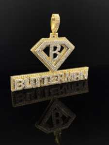 Colgante de Lujo Personalizado con Baño de Oro, Aleación, Estilo Hip Hop, Diamantes, Diseño Ice Street King - Product Image 2