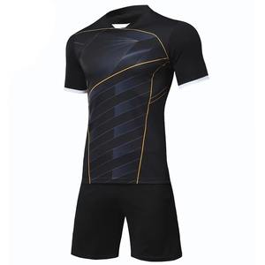 Ensemble de vêtements de football pour hommes sur mesure, tendance du moment, impression sérigraphique, matière polyester/coton, séchage rapide, respirant - Product Image 2