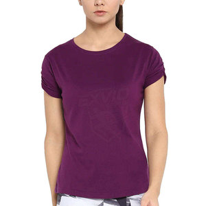 เสื้อยืดสตรีทแวร์แขนสั้นคุณภาพสูงสำหรับผู้หญิง ขายส่ง ออกแบบตามสั่ง เสื้อยืดผู้หญิง - Product Image 6