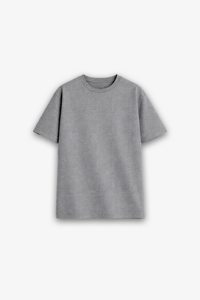 เสื้อยืดแขนสั้นผู้ชายสีดำลายไท-ได ผ้าถัก สวมใส่สบาย ความยาวปกติ ผ้าฝ้าย 100% แบบย้อมสีเรียบ ระบายอากาศได้ดี - Product Image 3