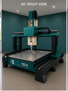 Router CNC de 4 Ejes de Alta Precisión y Gran Resistencia Easytech Premium para Madera y Aluminio, Fabricación de Patrones, Eje Único de 7.5kW, 380V, 1200x1200 - Product Image 2