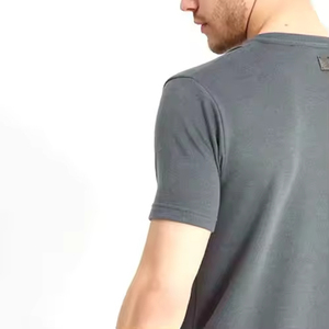 Ensemble T-shirt et short de plage tendance pour homme, polyester/coton de haute qualité, séchage rapide et respirant, nouvelle arrivée - Product Image 2