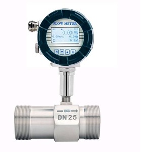 Flussometro a Turbina di Alta Precisione Personalizzabile OEM in Acciaio Inox per Olio e Acqua con Display LCD Uscita <span class=keywords><strong>4</strong></span>-20mA DN25 - Product Image 1