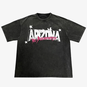 Camiseta de manga corta para hombre, estilo retro, con estampado de personajes de anime, 100% algodón, oversize, ecológica, lavada, con efecto desgastado y hombros caídos, de Ring-Mode Gears - Product Image 1
