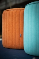 Pouf Chaise Cadre En Pin Style Coloré Confortable Mousse Salon Meubles Tabouret De Bureau Ottoman Verti Vietnam Fabrication