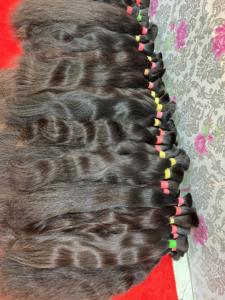 Cabello Humano Virgen Sin Procesar de Templo Indio, Trama con Cutícula Alineada e Intacta, Sin Enredos, Estilo Ondulado Suelto - Liso y Ondulado - Product Image 2