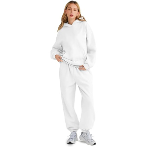 ชุดวอร์มผู้หญิง เสื้อฮู้ดดี้และกางเกงขายาวสำหรับฤดูหนาว ขายส่ง - Product Image 4
