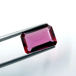 HAYAAT GEMS Pierre précieuse de béryl rouge naturel PinkishLab Grown, 2,90 carats, taille coussin 12x8x4mm, provenant du Rajasthan, pour la fabrication de bijoux - Product Image 2