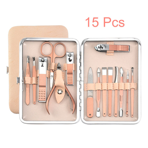 High-quality surgical manicure pedicure <b>kit</b> for professionals stainless steel <b>nail</b> care instrument set manufacturer and supplier - Product Image 3