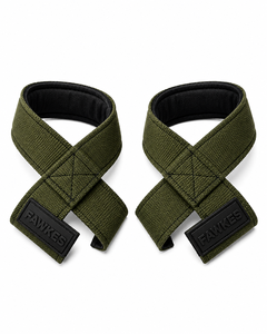 Sangles de levage FAWKES en forme de 8, bleu marine, antidérapantes, réglables, légères, confortables, avec fermeture à boucle, pour la musculation, unisexes - Product Image 3