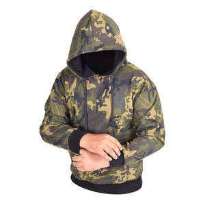 Sweat à capuche camouflage épais unisexe décontracté à manches longues en coton et polyester, vente en gros, basique en mélange de coton - Product Image 1